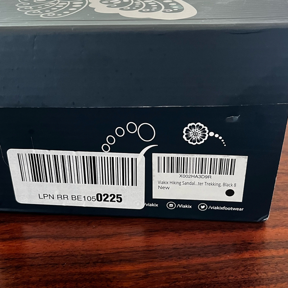 Viakix Napali Waterproof Hiking Sandals black size 8 - Picture 4 of 5